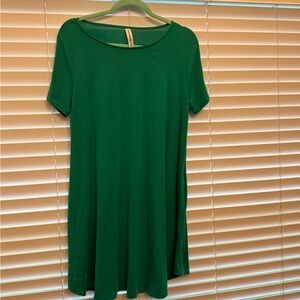 Zenana Kelly Green Short Sleeve Top